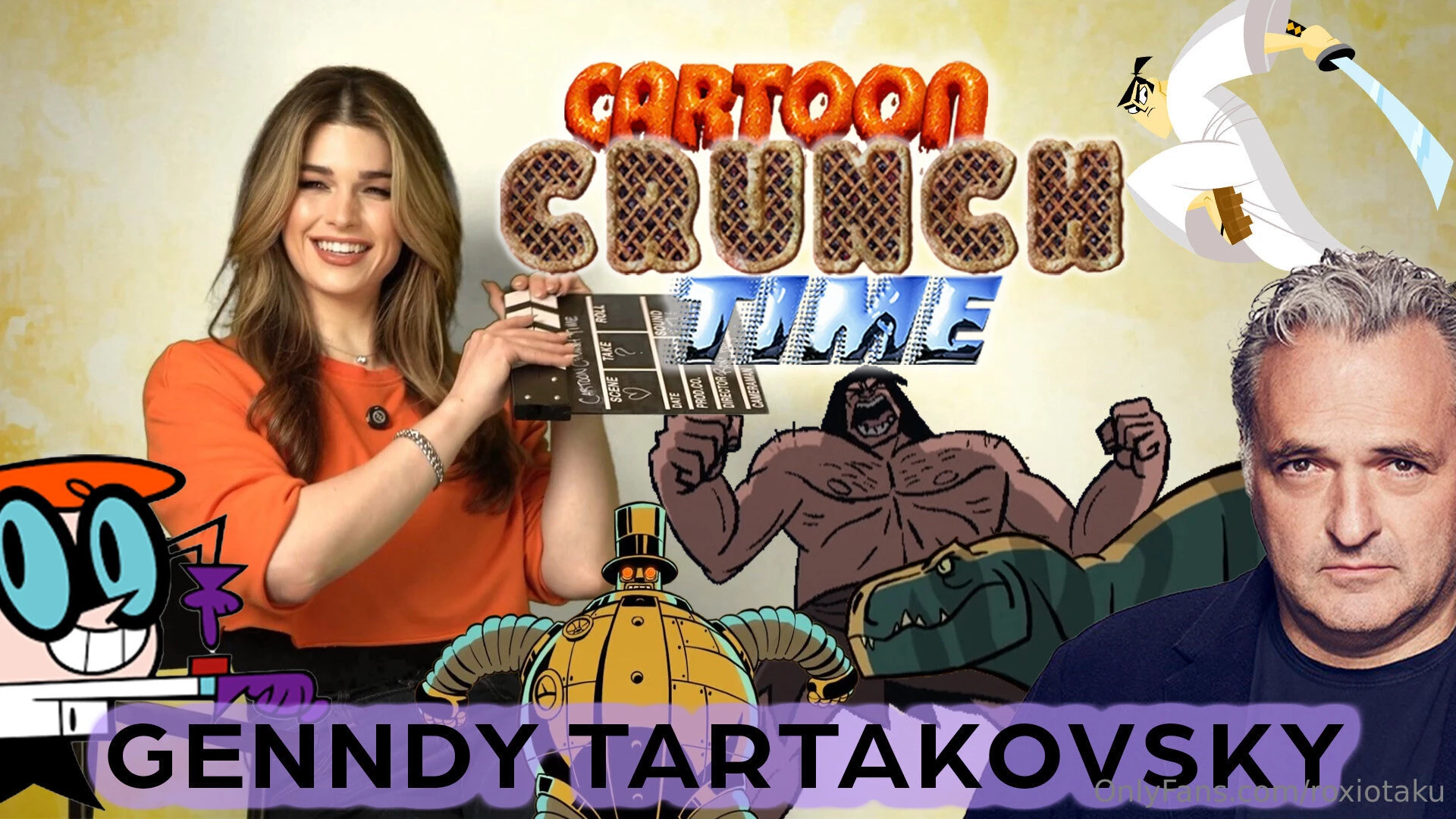 Welcome back to oftv cartoon crunch time genndy tartakovsky is a 