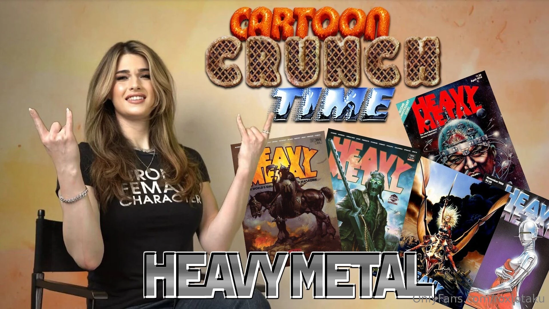 Welcome back to oftv cartoon crunch time heavy metal is a 1981 