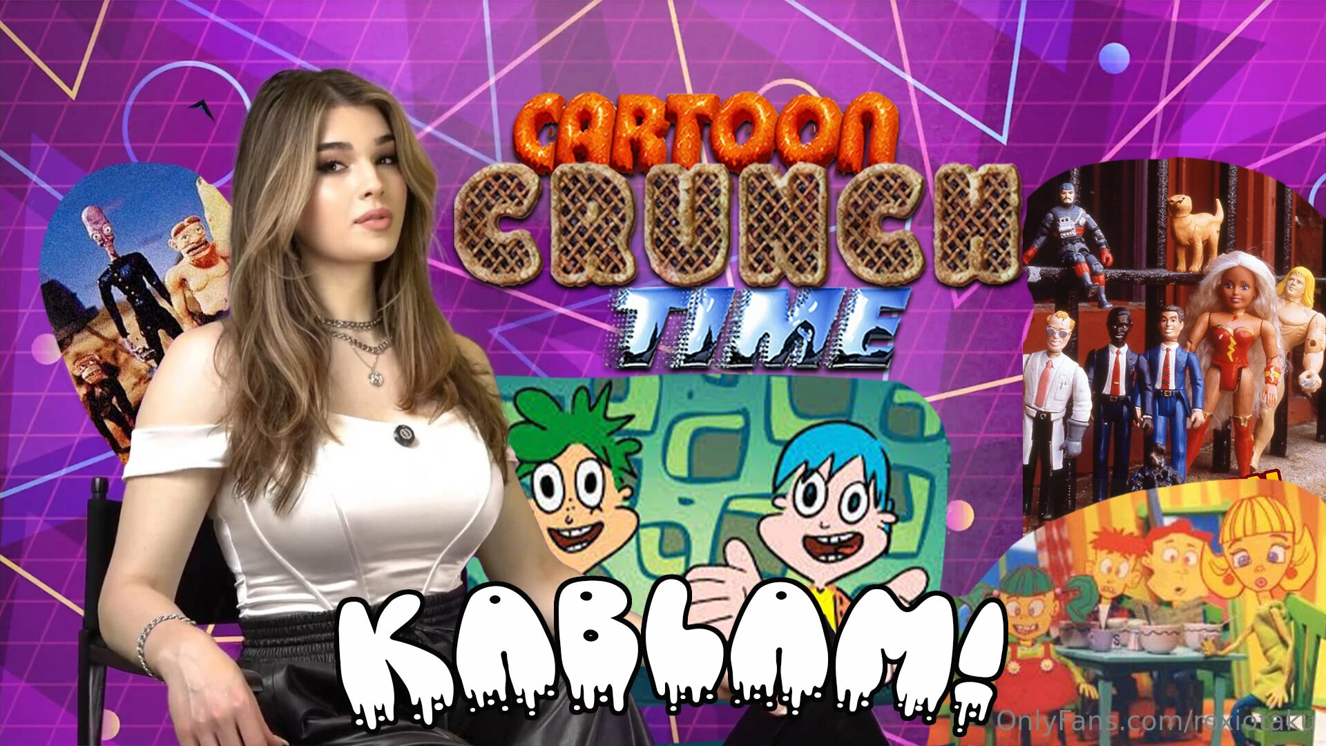 Welcome back to oftv cartoon crunch time kablam was a unique 