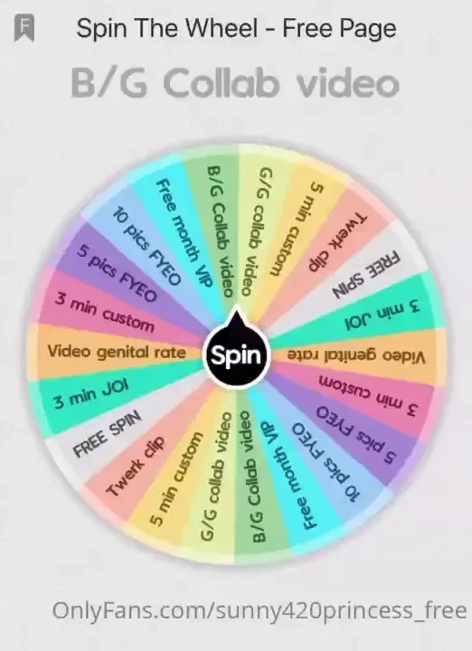It s time to play my favorite game - spin the wheel 10 per spin 20 for part 3 