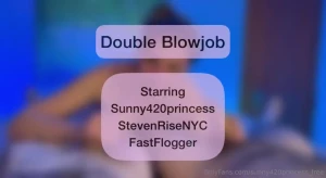 Brand new mmf being sent out tomorrow - double blowjob with stevenrise