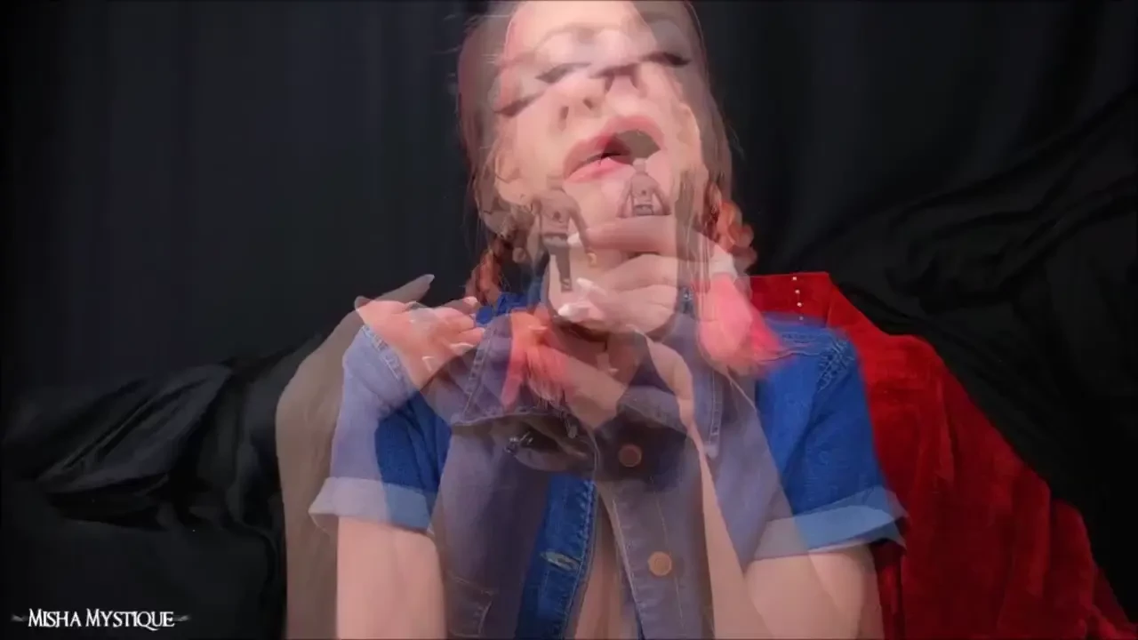 Giantess cleavage squeeze in denim jumpsuit full video 5min 50s 