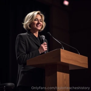 You know i love a podium- where they let me speak clean up nice don t