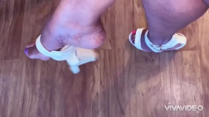 Strappy wedges dangle a little different shoedangling arches