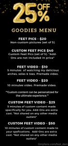 Good morning loves today is the last day of the sale 25 off the prices