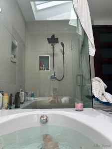 Nothing like a warm bath to help relax part 1