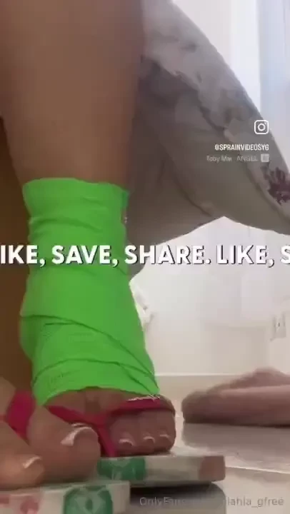 Ya vieron mis dos recientes videos sobre sprain fetish est n 