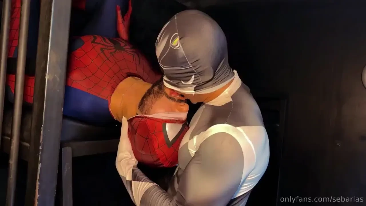 Happy halloween spiderman x black power ranger gymmatex 