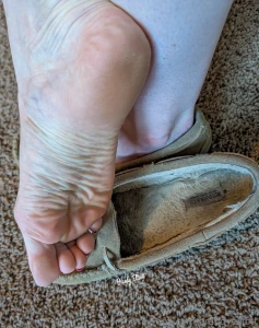 I haven t worn my moccasins in a while i missed it