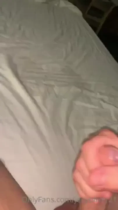 Watch james shoot a huge 12 rope load all over the bed listen for the 