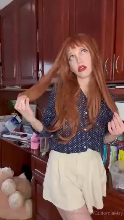 I like to play the host ditz part 