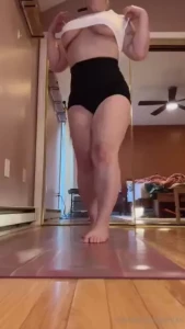 I don t post about it often but i am a yoga teacher showing off some