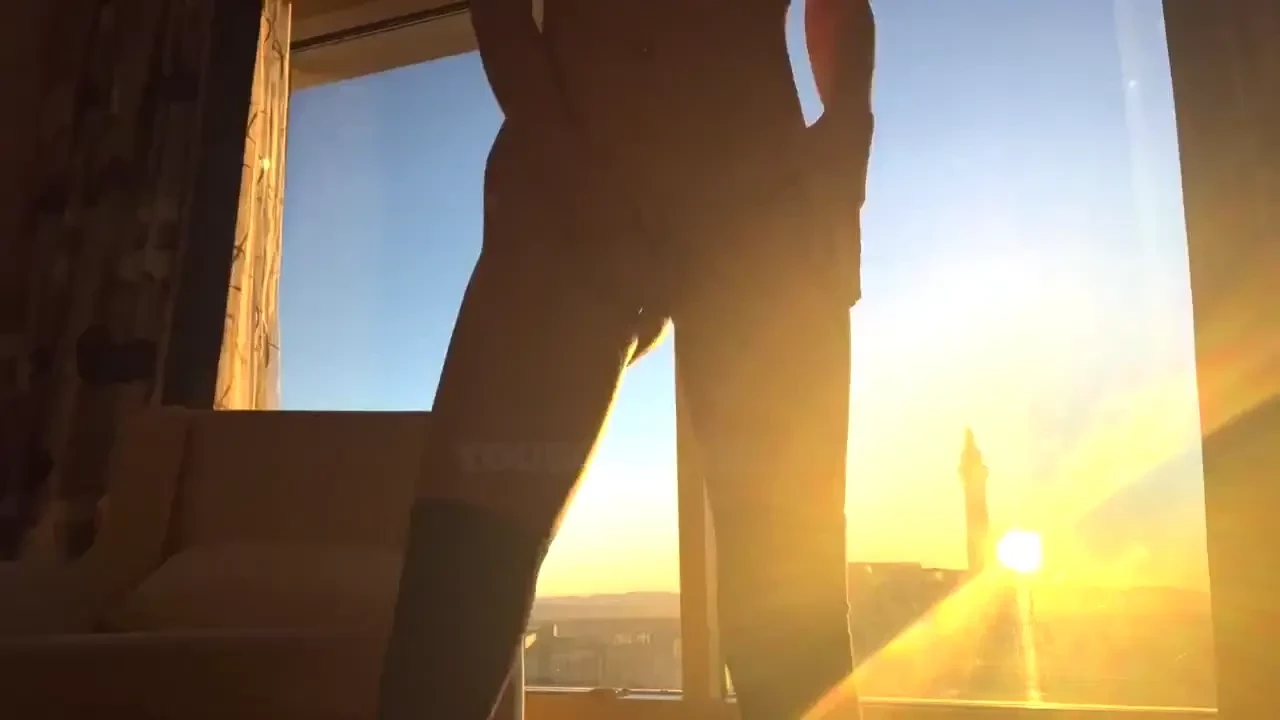Spreading amp bathing in the golden morning sunrise glow massaging my 
