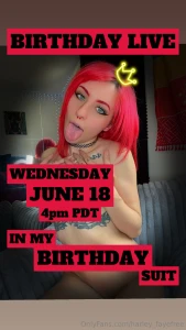 Will i be seeing you in the chat tomorrow so excited to celebrate with