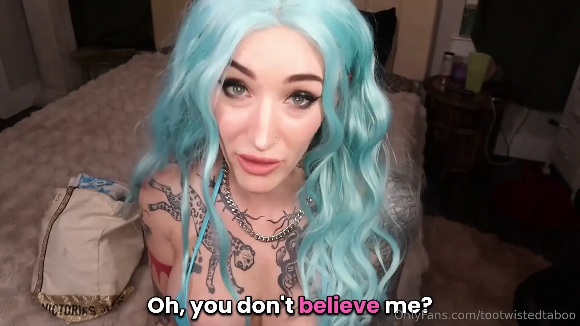 Step sis proves to both step bros she isn t lesbian go watch the full 
