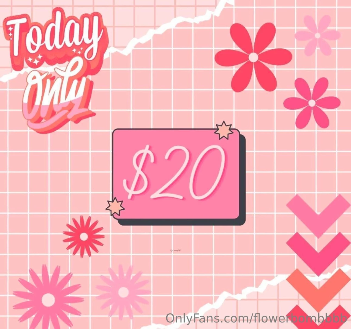 First 10 fan to tip 20 gets 999 worth of content 
