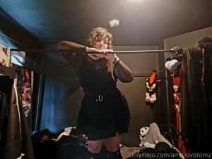 Just me showing my outfit and what s under it nothing crazy the last