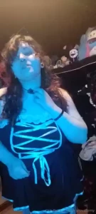 Just a naughty night alone in one of the costumes and my toys part 6