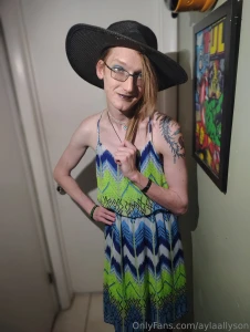 Trying on a new dress would you rather see it on me or the floor part 1