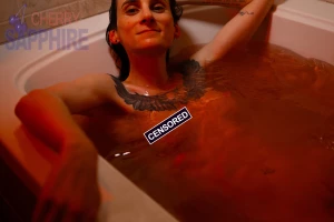 So i wasn t expecting this bath bomb to make it look like i was