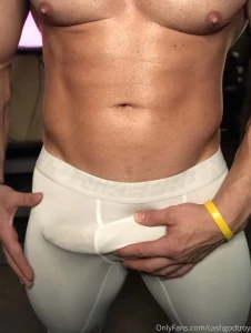 Check out daddy s bulge in these spandex pigs