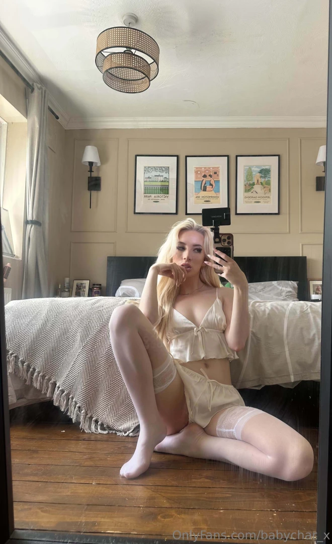 I know what you re imagining between these stockings 