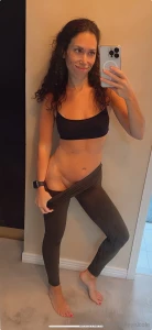 Can i pull my leggings down lower for you