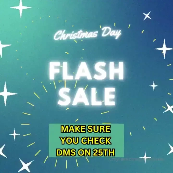 Incoming big sale for christmas day 