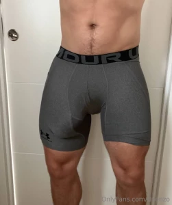 You often ask me what my bulge looks like in sportswear