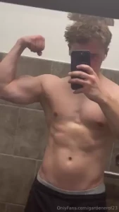 Really sweaty after the cardio today part 2