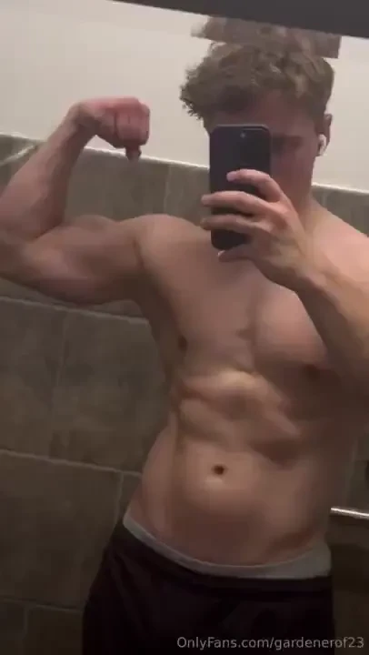 Really sweaty after the cardio today part 3 