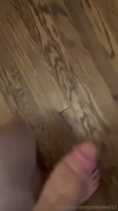Pov you re me going to take a shower with a half hard cock