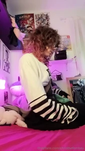 Who needs underwear when you can hide it just by sitting on top of it