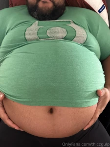 The belly is really starting to pop these days my old xxl shirt doesn part 7