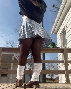 Did you take a peek under my skirt again