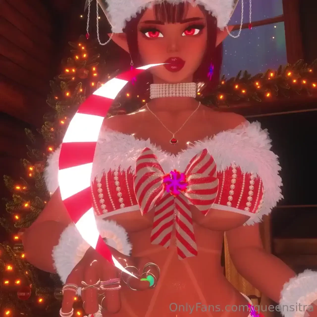 Stare at my pretty candy cane trail following my finger tips the more 