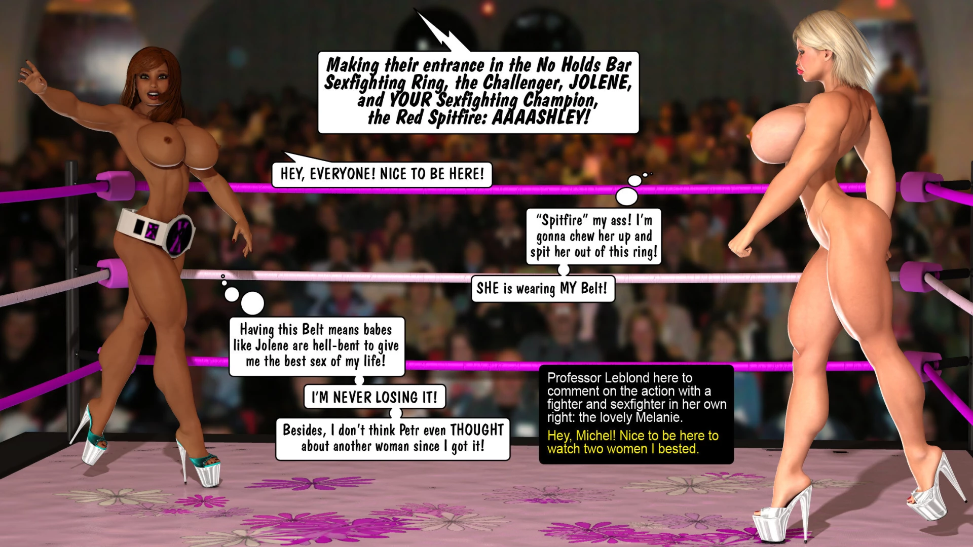 Roxanne challenges jolene for the sexfighting title jolene has been part 1 