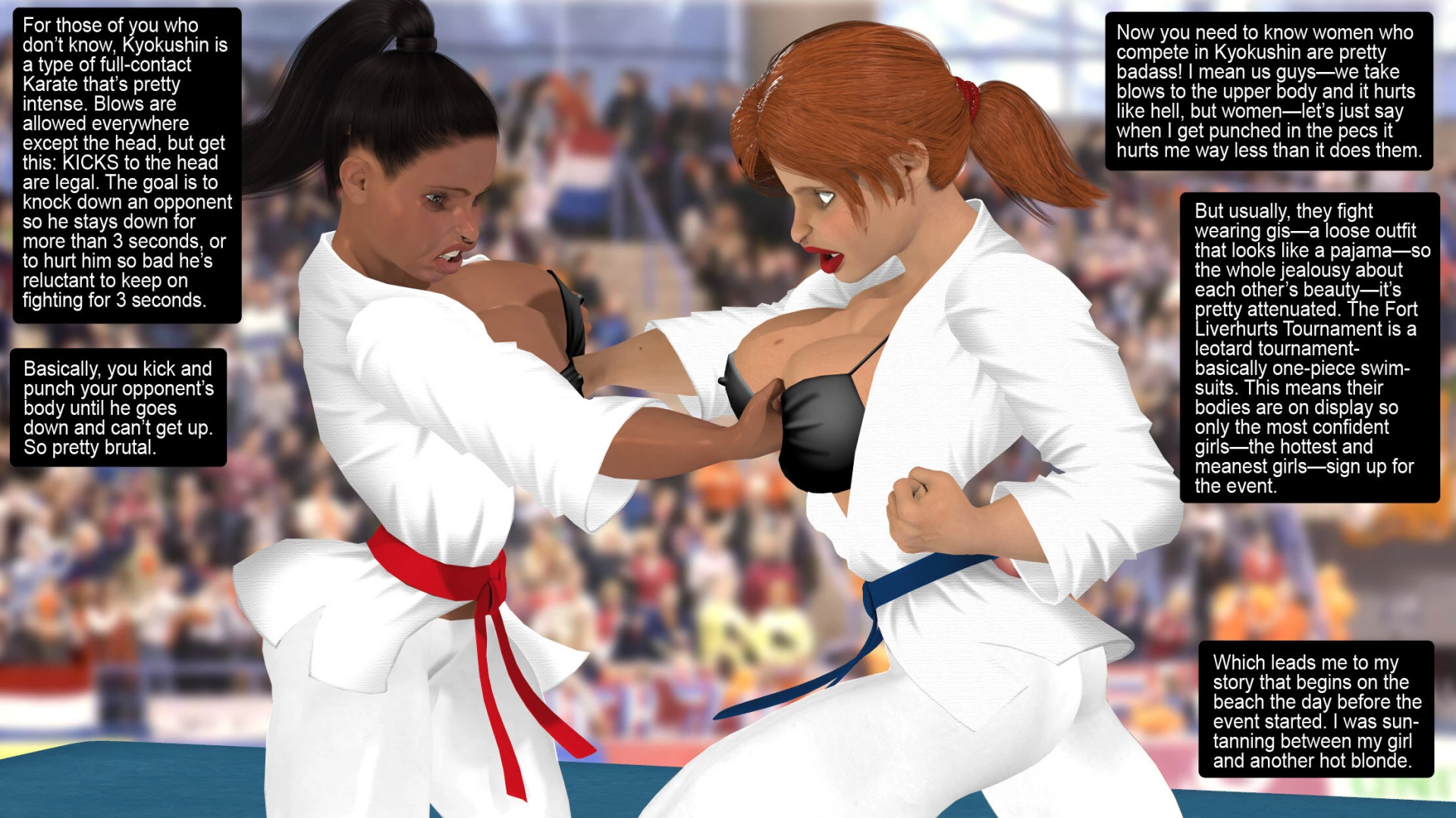 It was the weekend of the kyokushin tournament a preview hey i m clay part 2 