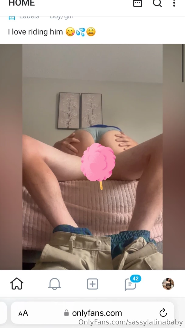 New b g video i love riding him go to my main page sassylatina23 for 