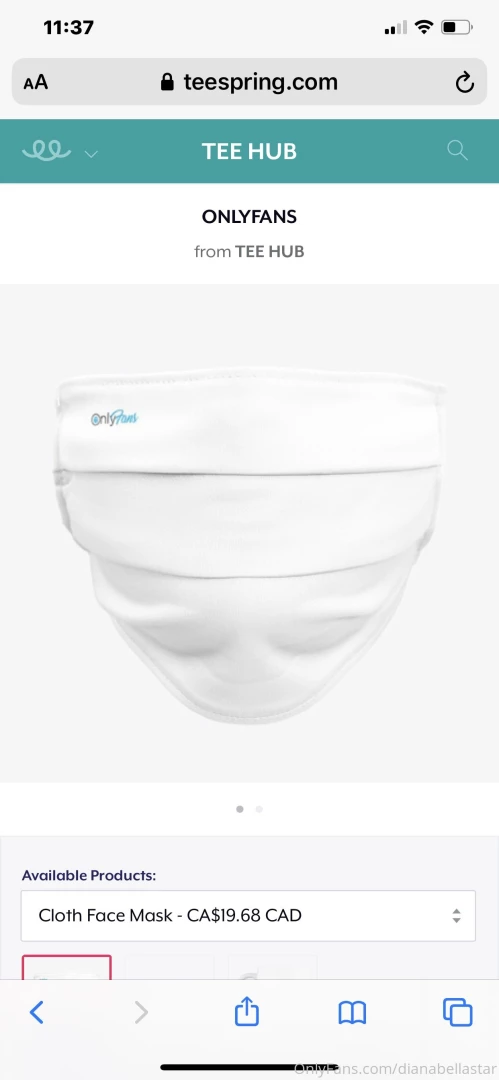 Its official i got onlyfans merch up anyone could buy it allmylinks 