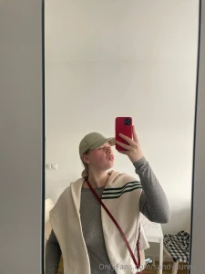 Mirror outfit check feeling good looking great