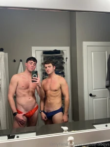 We got some sexy new speedos to bring with us on our next trip think part 6