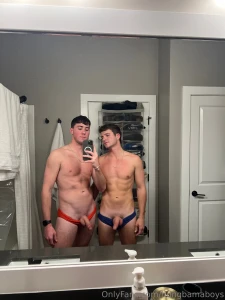 We got some sexy new speedos to bring with us on our next trip think part 4