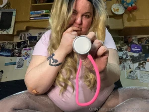 The doctor is in would you rather listen to my belly with a steth or part 2