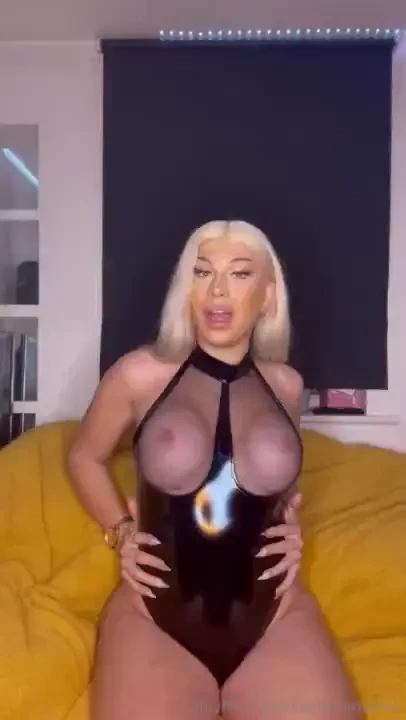 2 pvc sexy videos watch me wank my big cock and watch me spit all over 