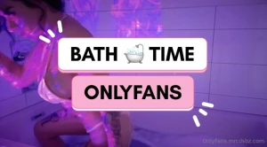 Cum take a bath with me video available tomorrow