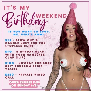 Its my birthday week wanna know how to spoil me here s how swipe for