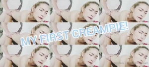 Just posted my first creampie video free at ilovebee tags d4veee