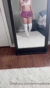 Some more in the school girl outfit for you loves part 1