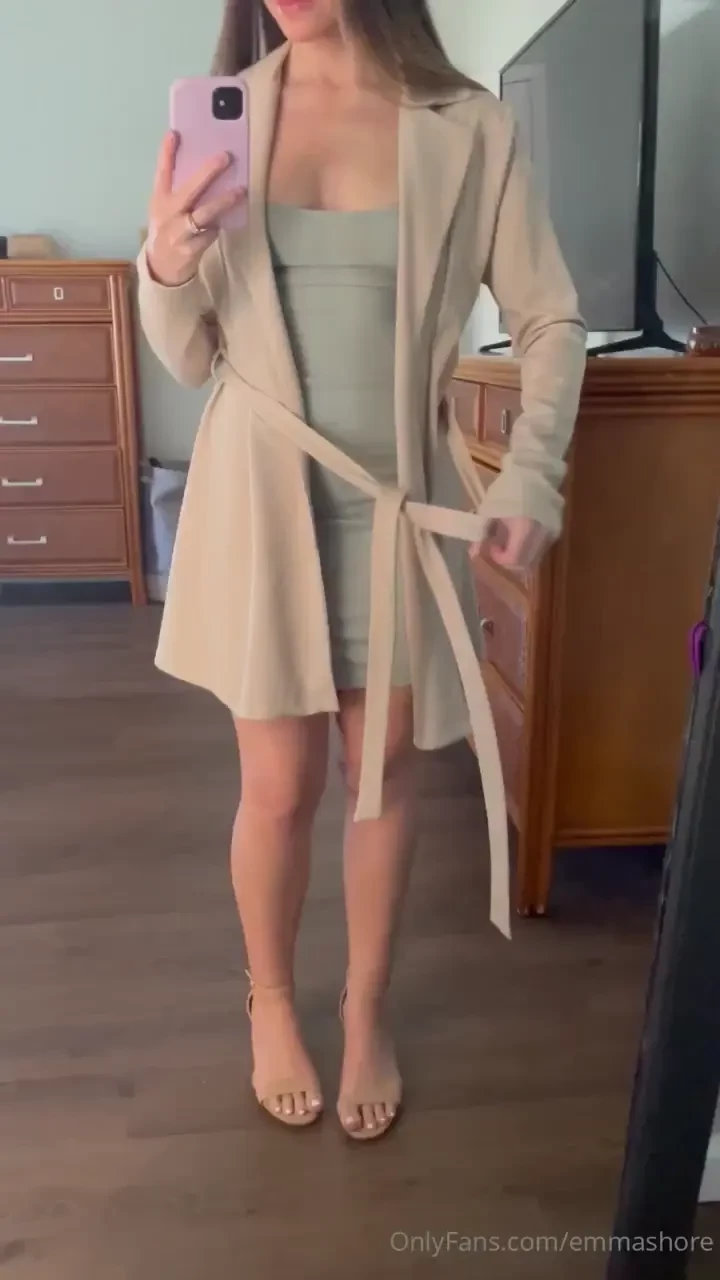 Do you wanna see the panties and bra i m wearing under my dress i 